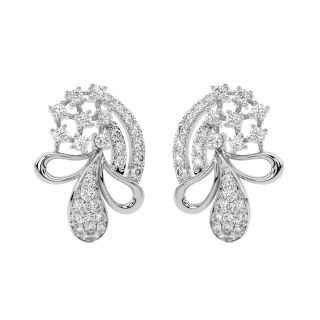 Lauro Round Diamond Stud Earrings